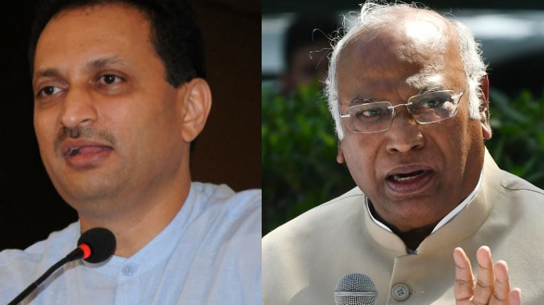 Mallikarjun Kharge and BJP MP Anant Hegde