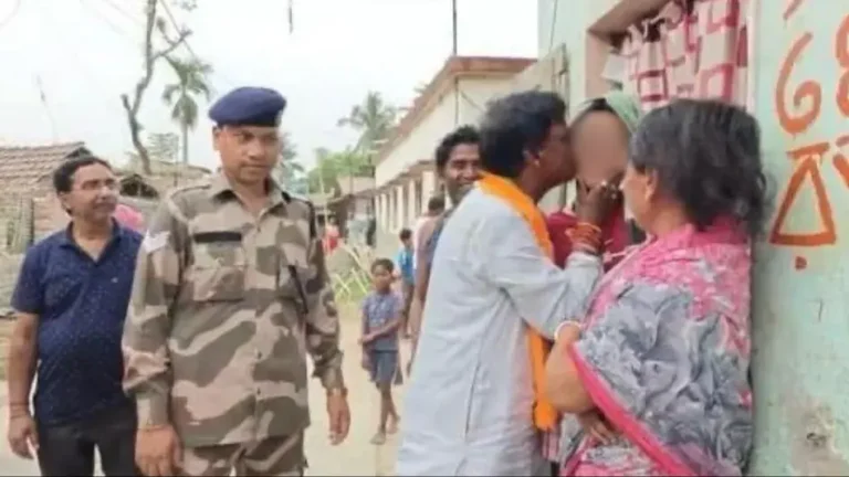 BJP Candidate Kissed Woman