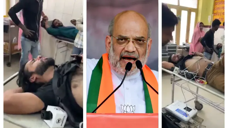 Journalist Assaulted in Amit Shah Rally