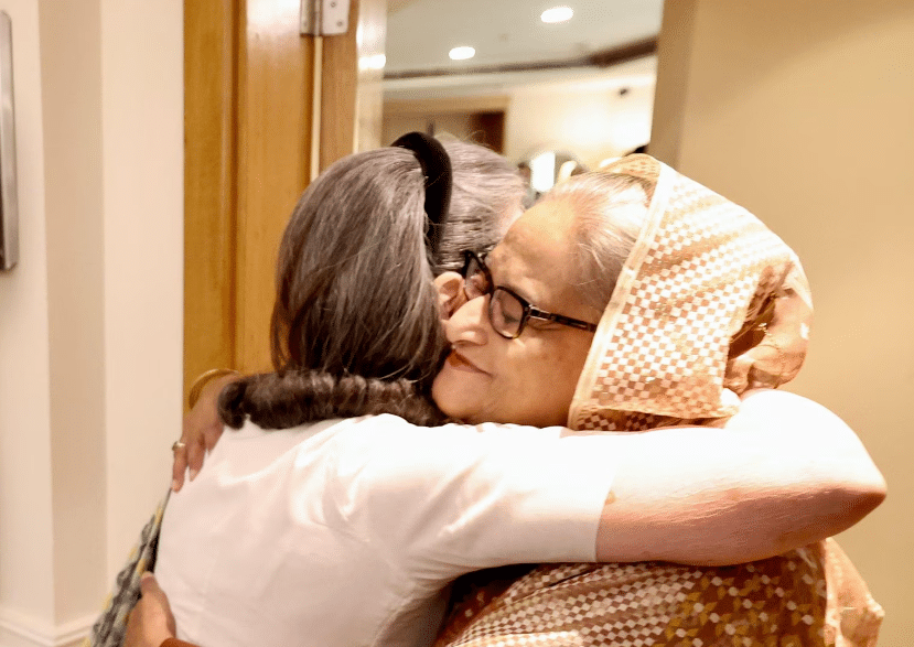 Sonia Gandhi And Sheikh Hasina Meeting