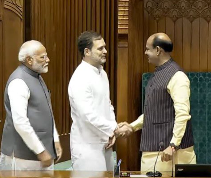 PM Modi With Rahul gandhi