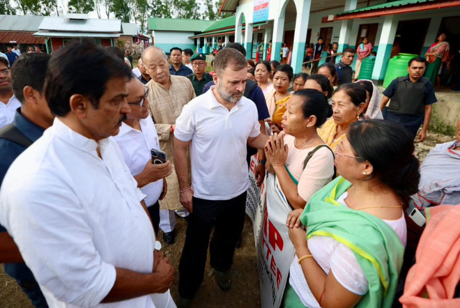 Rahul Gandhi Manipur Visit