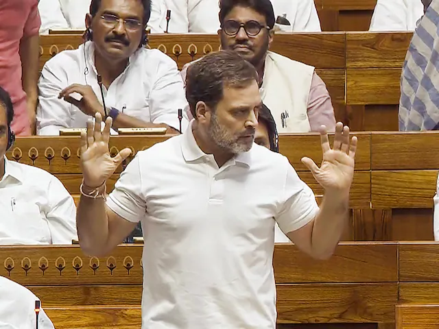 Rahul Gandhi in Parliament House