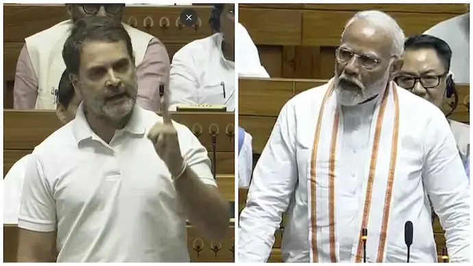 Rahul Gandhi and PM Modi