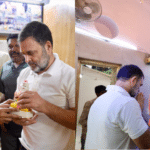 Rahul Gandhi in Valmiki Temple