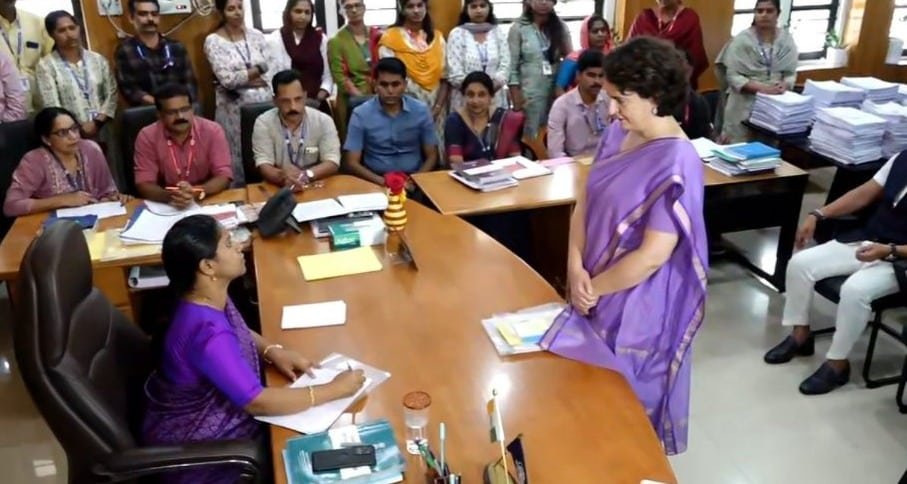 Priyanka Gandhi Nomination