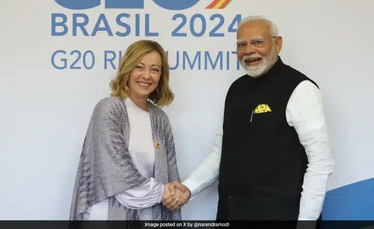PM Modi and Giorgia Meloni