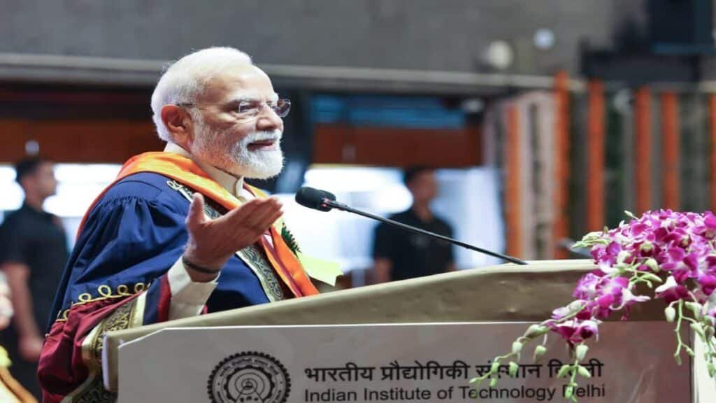 PM Modi in IIT Delhi