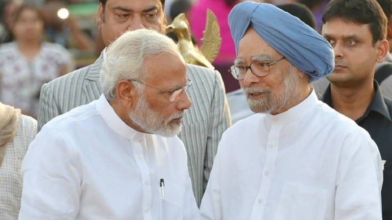 Dr Manmohan Singh and PM Modi